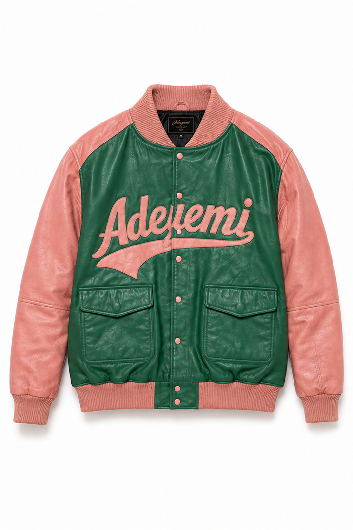 ADEYEMI Rose Garden Varsity Jacket